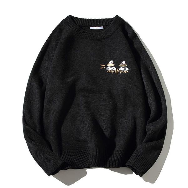 men's sweaters 2021 black blue white long sleeves pullover knitted o-neck plus oversized 5xl korean fashion clothing, White;black
men's sweaters 2021 black blue white long sleeves pullover knitted o-neck plus oversized 5xl korean fashion clothing, White;black