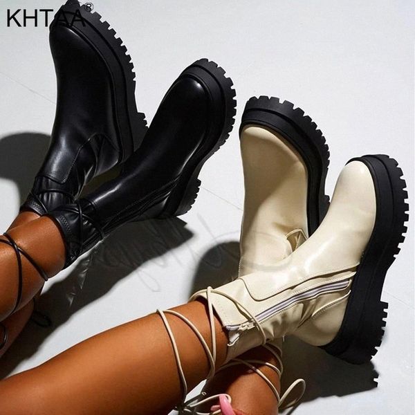 women boots pu leather platform fashion bandage ankle boots zipper female femmes bottes non slip woman shoes autumn winter #hr3j, Black
women boots pu leather platform fashion bandage ankle boots zipper female femmes bottes non slip woman shoes autumn winter #hr3j, Black