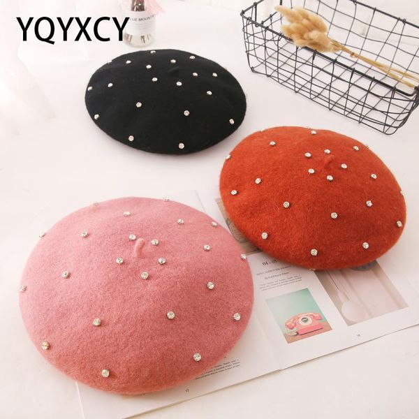 beret women autumn winter korean style rhinestone vintage octagonal pumpkin hat painter cap womens hats gorras vintage bonnet, Blue;gray
beret women autumn winter korean style rhinestone vintage octagonal pumpkin hat painter cap womens hats gorras vintage bonnet, Blue;gray