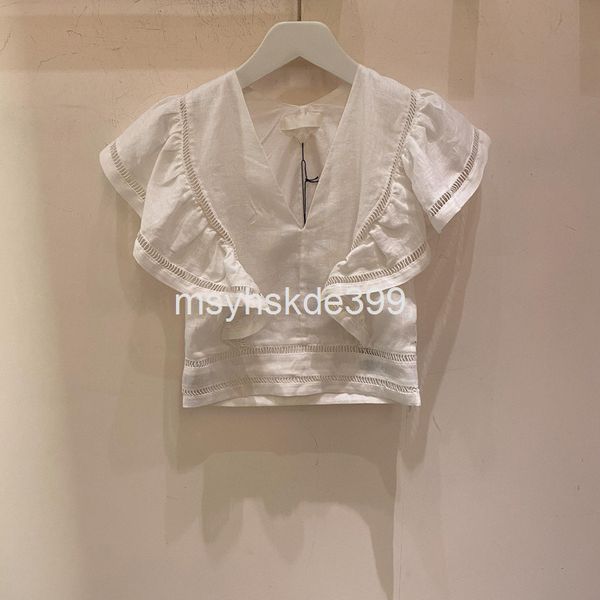 women's t-shirt one after nother, smll number of designs hve been issued. in spring nd summer the 20th, style lce splicing lce linen, White
women's t-shirt one after nother, smll number of designs hve been issued. in spring nd summer the 20th, style lce splicing lce linen, White