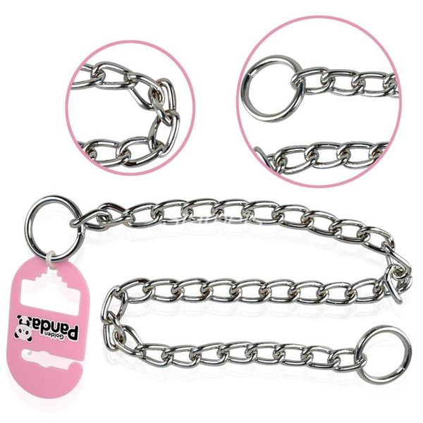 new brand chrome stainless steel p chock metal chain pet dog training collars n jllury
new brand chrome stainless steel p chock metal chain pet dog training collars n jllury