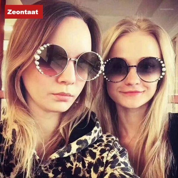 new ladies round fashion sunglasses european and american trend temperament pearl embellished sunglasses metal frame1, White;black
new ladies round fashion sunglasses european and american trend temperament pearl embellished sunglasses metal frame1, White;black
