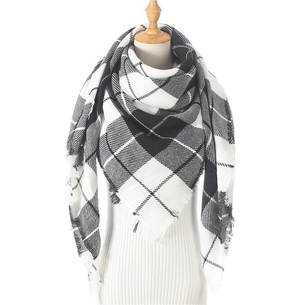 new women's winter triangle scarf autumn plaid warm cashmere scarves female shawls lady bandana wraps blanket bandana, Blue;gray
new women's winter triangle scarf autumn plaid warm cashmere scarves female shawls lady bandana wraps blanket bandana, Blue;gray