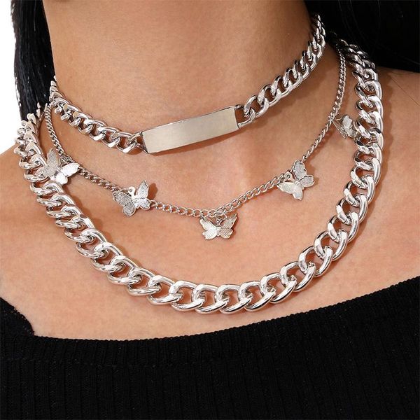 chokers 3pcs/set bohemia women necklaces set butterfly long metal clavicle chain multilayer necklace wedding party jewelry, Golden;silver
chokers 3pcs/set bohemia women necklaces set butterfly long metal clavicle chain multilayer necklace wedding party jewelry, Golden;silver