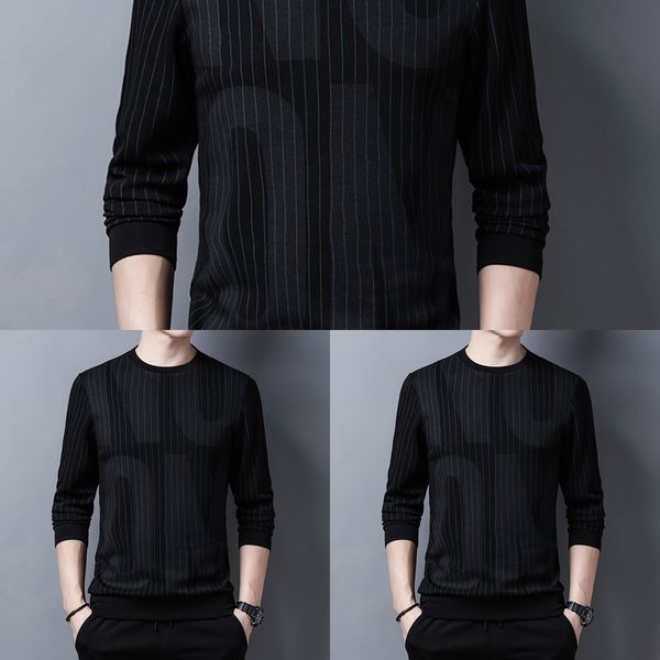 xedla men's round neck sweater shirt thin pullover pullover pullovershirt pulloveryouth korean striped new loose base autumn for men 3m, Black
xedla men's round neck sweater shirt thin pullover pullover pullovershirt pulloveryouth korean striped new loose base autumn for men 3m, Black
