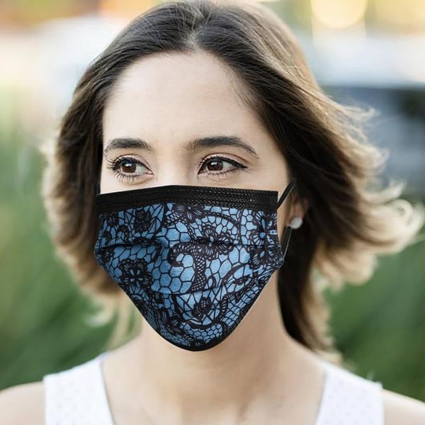 50pcs fashion lace reusable breathable disposable protection face mask 3-layer lace mask protect mask mascarilla personal health care
50pcs fashion lace reusable breathable disposable protection face mask 3-layer lace mask protect mask mascarilla personal health care