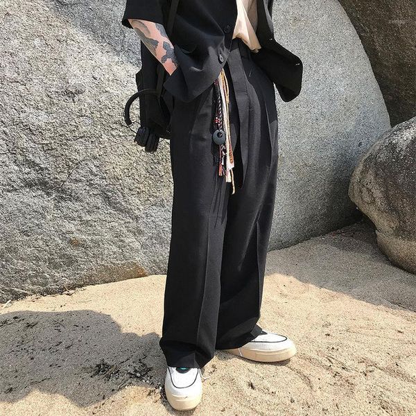 2020 spring and summer new youth popular men's solid color loose pleated trousers fashion casual straight pants black m-xl1, White;black
2020 spring and summer new youth popular men's solid color loose pleated trousers fashion casual straight pants black m-xl1, White;black