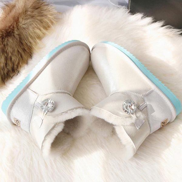 natural wool boots genuine sheepskin leather snow boots women snow short winter button sheep fur flat warm shoes, Black
natural wool boots genuine sheepskin leather snow boots women snow short winter button sheep fur flat warm shoes, Black