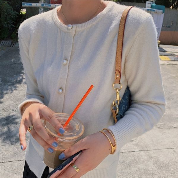 sweater coat cardigan women wear pin sweatercoat sweaterbead single breasted small loose korean knitted in autumn and winter 2020 t2, White;black
sweater coat cardigan women wear pin sweatercoat sweaterbead single breasted small loose korean knitted in autumn and winter 2020 t2, White;black
