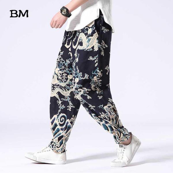 plus size linen pants men chinese style dragon print nine-point beam pants loose sport harem fashion casual trousers male1, Black
plus size linen pants men chinese style dragon print nine-point beam pants loose sport harem fashion casual trousers male1, Black
