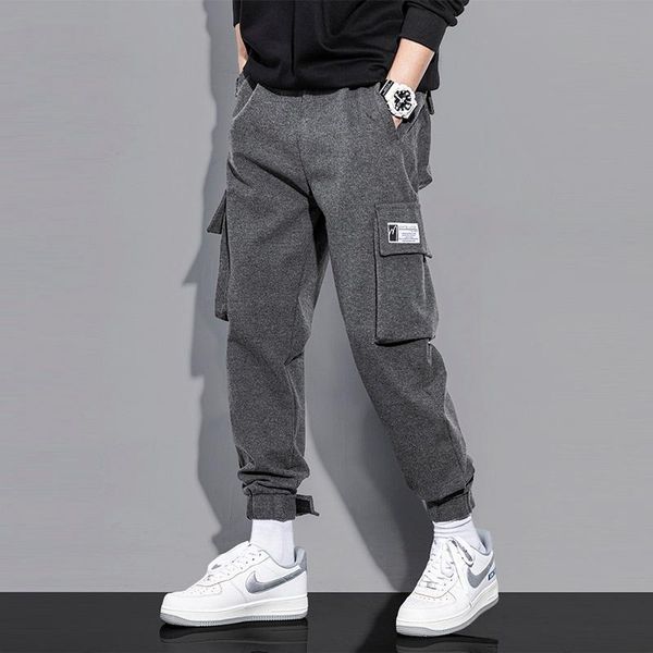 men's jeans autumn winter fashion ly men loose fit big pocket casual cargo pants streetwear hip hop joggers trousers, Blue
men's jeans autumn winter fashion ly men loose fit big pocket casual cargo pants streetwear hip hop joggers trousers, Blue