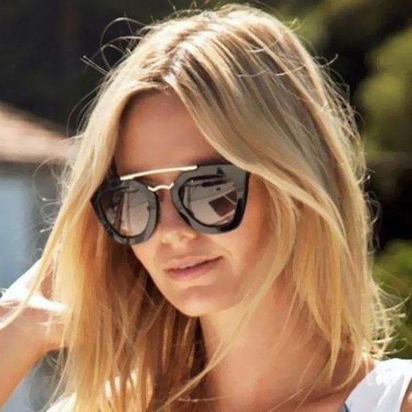 sunglasses cat eye women vintage super star fashion brand designer mirror uv400 eyewear lady sun glasses female, White;black
sunglasses cat eye women vintage super star fashion brand designer mirror uv400 eyewear lady sun glasses female, White;black