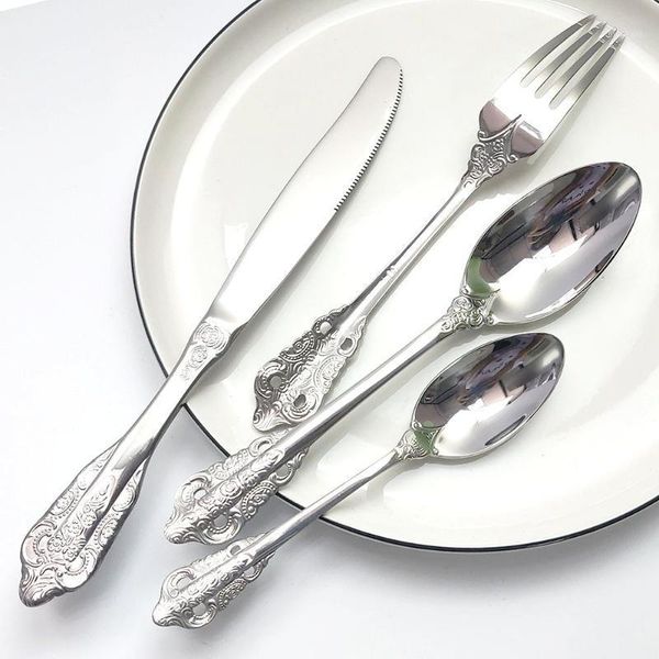 1-piece silver tableware knife fork spoon dinner set mirror flatware dinnerware 304 stainless steel cutlery kitchen silverware1
1-piece silver tableware knife fork spoon dinner set mirror flatware dinnerware 304 stainless steel cutlery kitchen silverware1