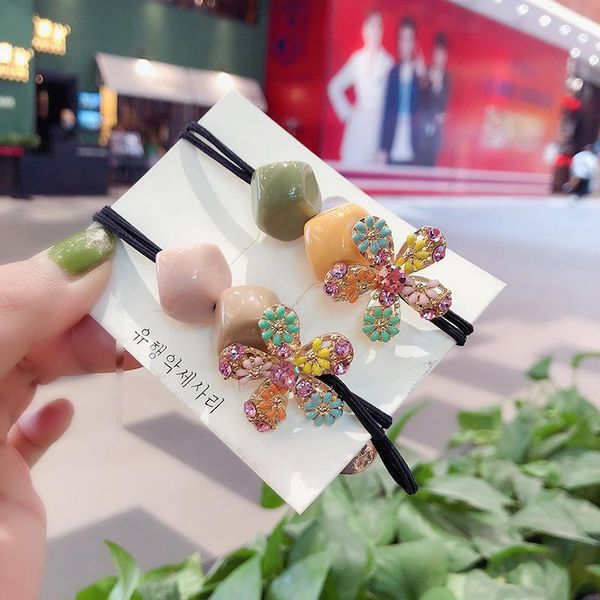 hair accessories korean exquisite rhinestones metal colorful flower rubber band rope headdress fashion sweet girl women
hair accessories korean exquisite rhinestones metal colorful flower rubber band rope headdress fashion sweet girl women