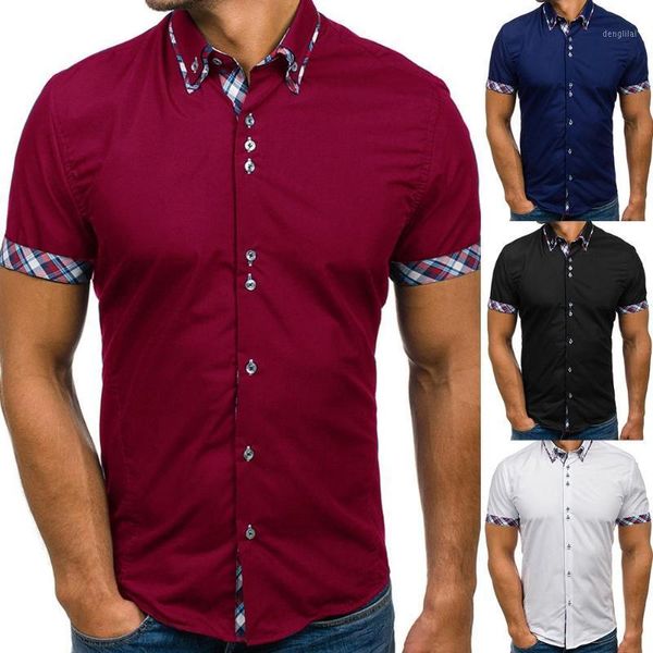 fashion men business shirts buttons turn down collar short sleeve shirt slim office t-shirt plus size loose shirts1, White;black
fashion men business shirts buttons turn down collar short sleeve shirt slim office t-shirt plus size loose shirts1, White;black