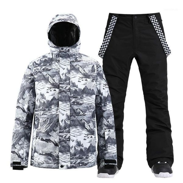 skiing jackets winter men's windproof waterproof ski suit veneer double board travel warm breathable snow jacket+trousers1
skiing jackets winter men's windproof waterproof ski suit veneer double board travel warm breathable snow jacket+trousers1