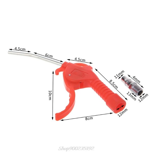 spring loaded trigger bent tube nozzle red air blow gun dust cleaner w/ adapter s01 20 dropship
spring loaded trigger bent tube nozzle red air blow gun dust cleaner w/ adapter s01 20 dropship