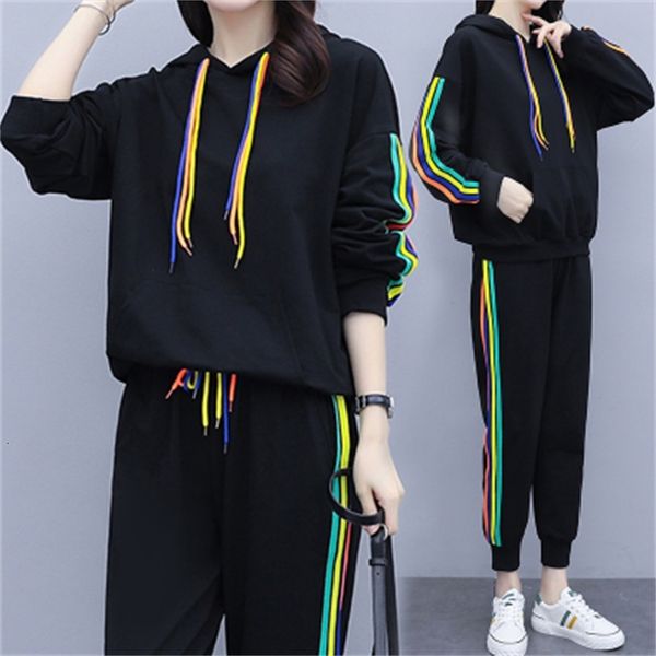 casual 2nd piece defines clothes with hooded hoodie loosey two pieces assembly and striped pants women's training 64nq, White
casual 2nd piece defines clothes with hooded hoodie loosey two pieces assembly and striped pants women's training 64nq, White