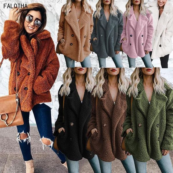 new explosion women's plush button lapels pocket wool coat jacket women jacket women winter1, Black
new explosion women's plush button lapels pocket wool coat jacket women jacket women winter1, Black