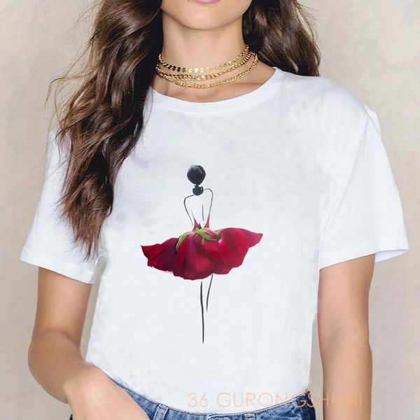 summmer new fashion illustration of flowers red rose skirt print t-shirt women clothes femme harajuku shirt tshirt, White
summmer new fashion illustration of flowers red rose skirt print t-shirt women clothes femme harajuku shirt tshirt, White