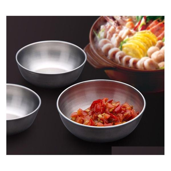 100pcs stainless steel sauce dish kitchen soy sauce small dish dip plate seasoning bowl connt conta jlluct lajiaoyard
100pcs stainless steel sauce dish kitchen soy sauce small dish dip plate seasoning bowl connt conta jlluct lajiaoyard