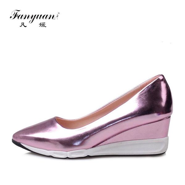 dress shoes fanyuan casual wedge women concise pointed toe high heels shallow slip-on footwear female's size 34-39, Black
dress shoes fanyuan casual wedge women concise pointed toe high heels shallow slip-on footwear female's size 34-39, Black