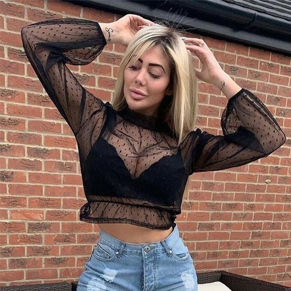 women mesh sheer see through t shirt blouses ol ladies long sleeve casual loose blouse shirts dot outwear shirt cover ups, Gray
women mesh sheer see through t shirt blouses ol ladies long sleeve casual loose blouse shirts dot outwear shirt cover ups, Gray