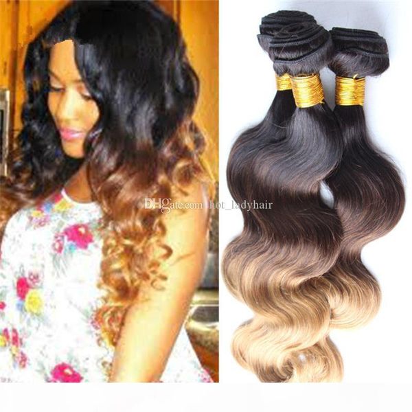 style body wave ombre three tone hair bundles 3pcs lot 10"-30" ombre human hair weave brazilian human hair extensions shi, Black
style body wave ombre three tone hair bundles 3pcs lot 10"-30" ombre human hair weave brazilian human hair extensions shi, Black