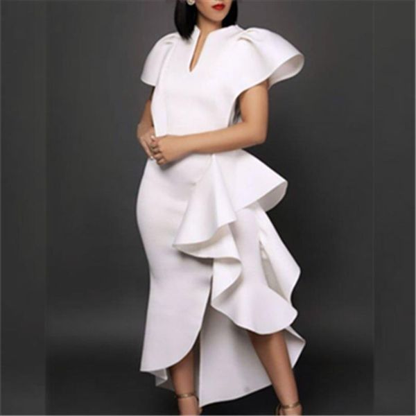 white party dresses ruffles slit patchwork stylish occasion women vestido date out night celebrate princess event robe wear, Black;gray
white party dresses ruffles slit patchwork stylish occasion women vestido date out night celebrate princess event robe wear, Black;gray