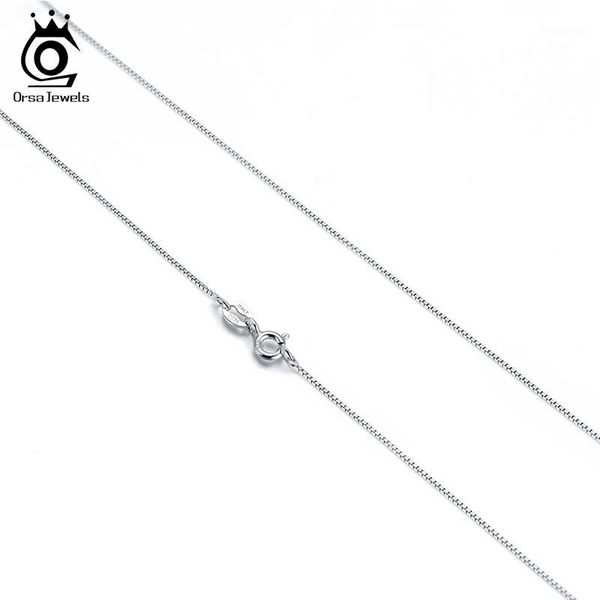 orsa jewels 40cm 45cm 50cm 55m 60cm long woman necklace 925 silver 1.5mm box chain necklace jewelry gift wholesale osc331
orsa jewels 40cm 45cm 50cm 55m 60cm long woman necklace 925 silver 1.5mm box chain necklace jewelry gift wholesale osc331