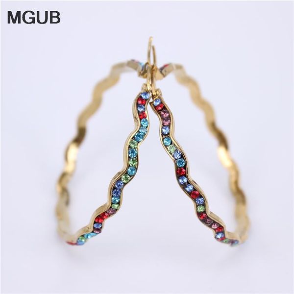 hoop & huggie fashion multiple size rhinestone earrings for women statement gold color round circle earring party gift lh780, Golden;silver
hoop & huggie fashion multiple size rhinestone earrings for women statement gold color round circle earring party gift lh780, Golden;silver