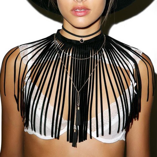 d&d designer luxury tassel leather necklace women necklaces gothic tassel leather chains party long choker jewelry, Golden;silver
d&d designer luxury tassel leather necklace women necklaces gothic tassel leather chains party long choker jewelry, Golden;silver