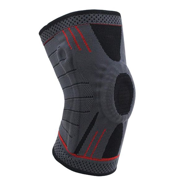 new 1 pc knee compression sleeve brace with silicone pad support joint pain relief, Black;gray
new 1 pc knee compression sleeve brace with silicone pad support joint pain relief, Black;gray