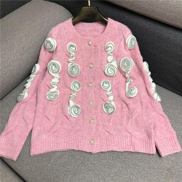 women's knits & tees harajuku mohair crochet sweater cardigan round neck knitted short coat winter knitting shirts girls pink sweaters, White
women's knits & tees harajuku mohair crochet sweater cardigan round neck knitted short coat winter knitting shirts girls pink sweaters, White