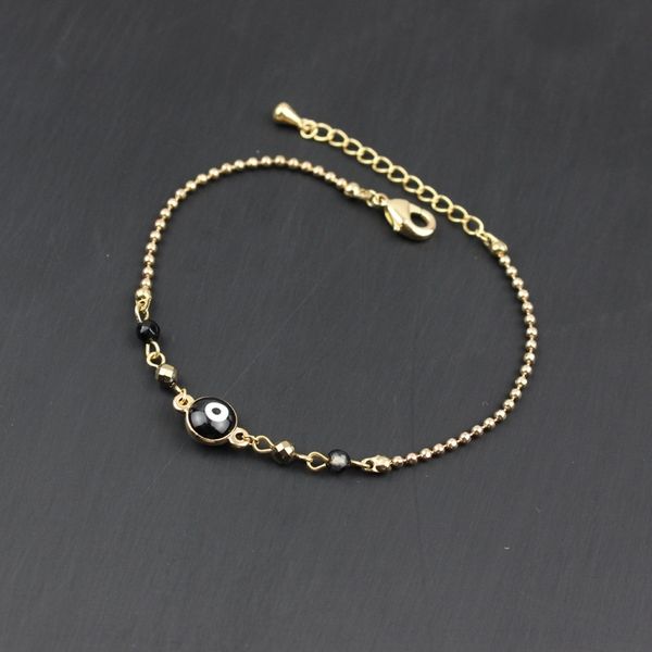 zjn9f double-sided fashion bracelet creative eyes women's oil dripping cut bead chain hand creative women's fashion braceletbracel, Golden;silver
zjn9f double-sided fashion bracelet creative eyes women's oil dripping cut bead chain hand creative women's fashion braceletbracel, Golden;silver
