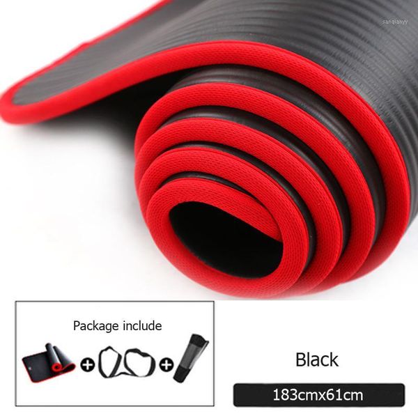 yoga mats 10mm extra thick 183cmx61cm non-slip for fitness tasteless pilates gym exercise pads with bandages1
yoga mats 10mm extra thick 183cmx61cm non-slip for fitness tasteless pilates gym exercise pads with bandages1