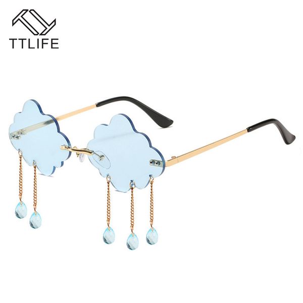 ttlife 2020 cloud rimless vintage sunglasses sun for women frameless glasses shades uv400 gafas de sol, Silver
ttlife 2020 cloud rimless vintage sunglasses sun for women frameless glasses shades uv400 gafas de sol, Silver
