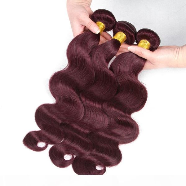 body wave human virgin hair weaves burgundy 99j color double wefts 100g bundle 3bundles lot 4bundles lot hair extensions, Black
body wave human virgin hair weaves burgundy 99j color double wefts 100g bundle 3bundles lot 4bundles lot hair extensions, Black