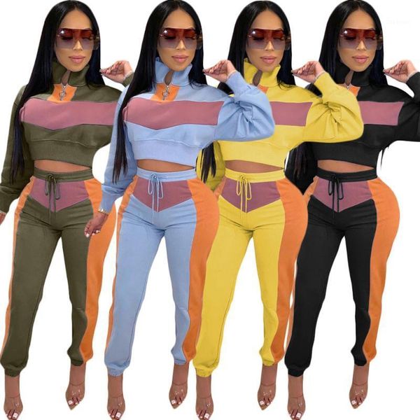 european american autumn winter women's sports suit 2021 casual stitching striped explosion two-piece long sleeve1, Gray
european american autumn winter women's sports suit 2021 casual stitching striped explosion two-piece long sleeve1, Gray