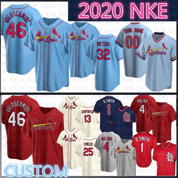 st. 2020 new custom cardinal paul goldschmidt baseball jersey yadier molina matt carpenter ozzie smith harrison bader stan musial dejong red, Blue;black
st. 2020 new custom cardinal paul goldschmidt baseball jersey yadier molina matt carpenter ozzie smith harrison bader stan musial dejong red, Blue;black