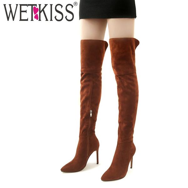 boots wetkiss plus size 46 over the knee women flock pointed toe footwear high heels female boot party shoes 2021 winter, Black
boots wetkiss plus size 46 over the knee women flock pointed toe footwear high heels female boot party shoes 2021 winter, Black