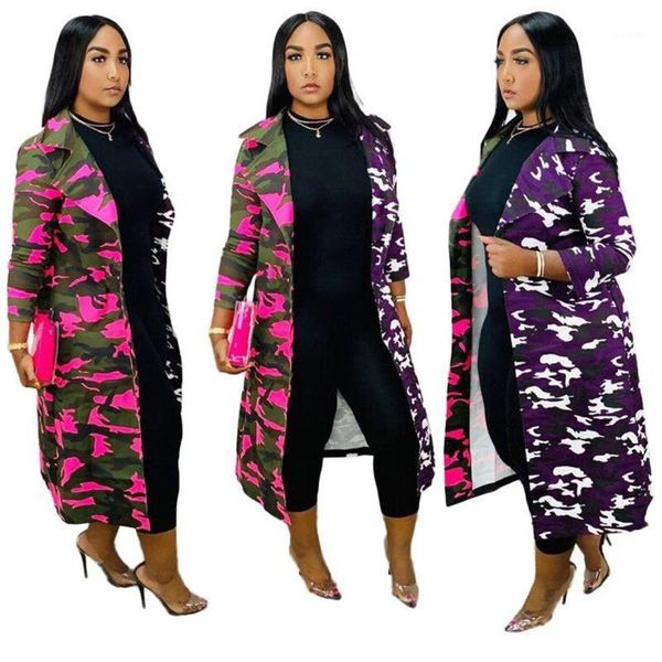 camouflage autumn winter cloak fashion women's jacket open stitch outwears overalls full sleeve women long coat1, Black
camouflage autumn winter cloak fashion women's jacket open stitch outwears overalls full sleeve women long coat1, Black