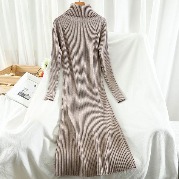 casual dresses 2021 fashion women's clothing mid-calf full solid for women dress, Black;gray
casual dresses 2021 fashion women's clothing mid-calf full solid for women dress, Black;gray