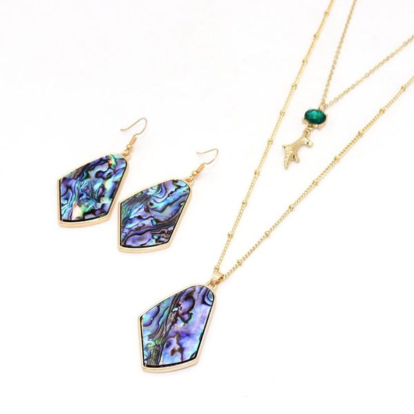 nature abalone shell drop earrings necklace jewelry sets irregular geometric pentagon sharp, Silver
nature abalone shell drop earrings necklace jewelry sets irregular geometric pentagon sharp, Silver