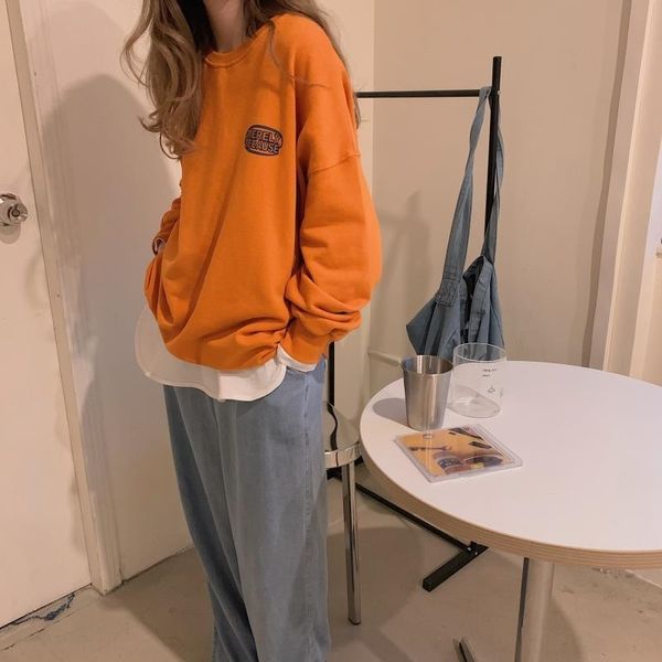 i9koe super casual sweater women's early autumn 2020 pullover pullover cec pullovernew korean style simple printing loose pullovermid, Black
i9koe super casual sweater women's early autumn 2020 pullover pullover cec pullovernew korean style simple printing loose pullovermid, Black