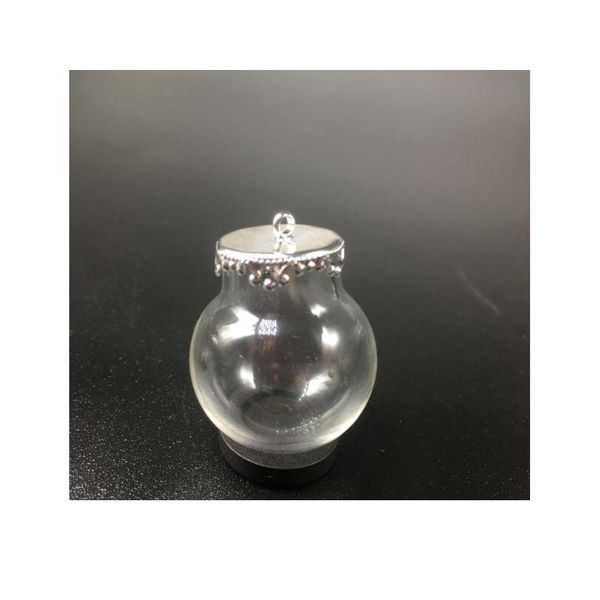 10sets 25mm round ball 15mm open glass globes 5 colors metal flower base tray jewelry necklace vial pendant diy wishing bbyuen, Black
10sets 25mm round ball 15mm open glass globes 5 colors metal flower base tray jewelry necklace vial pendant diy wishing bbyuen, Black