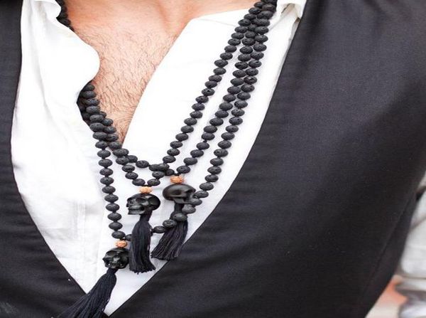 men gothic necklace matte black onyx wood skull pendant mens rosary necklace beaded mens steampunk jewelry dropshipping wmtnoy, Golden;silver
men gothic necklace matte black onyx wood skull pendant mens rosary necklace beaded mens steampunk jewelry dropshipping wmtnoy, Golden;silver