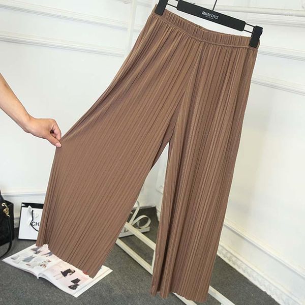 women's pants & capris summer thin ladies brown wide leg loose big size pink elastic waist beach women femme khaki1, Black;white
women's pants & capris summer thin ladies brown wide leg loose big size pink elastic waist beach women femme khaki1, Black;white