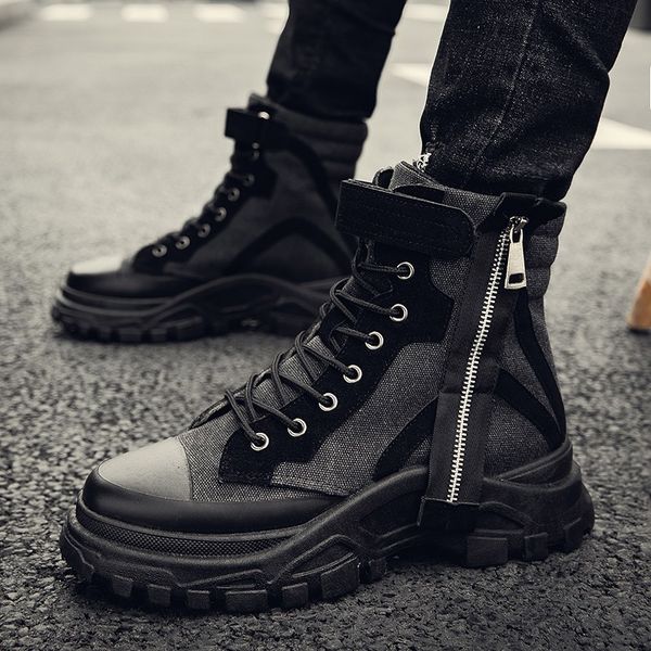 martin boots england casual shoe trend new autumn & winter workwear versatile thi bottomed high lady shoes -40, Black
martin boots england casual shoe trend new autumn & winter workwear versatile thi bottomed high lady shoes -40, Black
