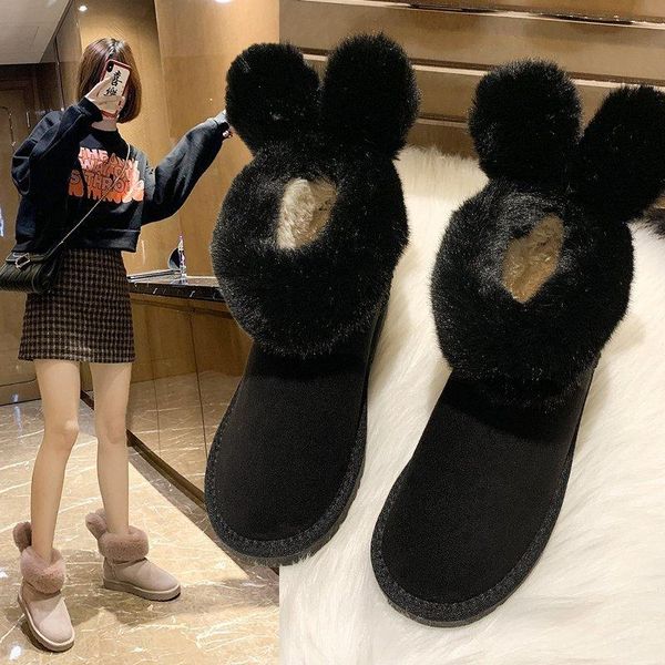 мода нового снега boots зима женщин flock лодыжка уши slip-on круглого toe низкая (1 см-3 см) плоский с плюшевой solid keep warm, Black
мода нового снега boots зима женщин flock лодыжка уши slip-on круглого toe низкая (1 см-3 см) плоский с плюшевой solid keep warm, Black